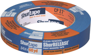 Shurtape CP 27 ShurRELEASE Blue Painters Tape Blue 24mm x 55m