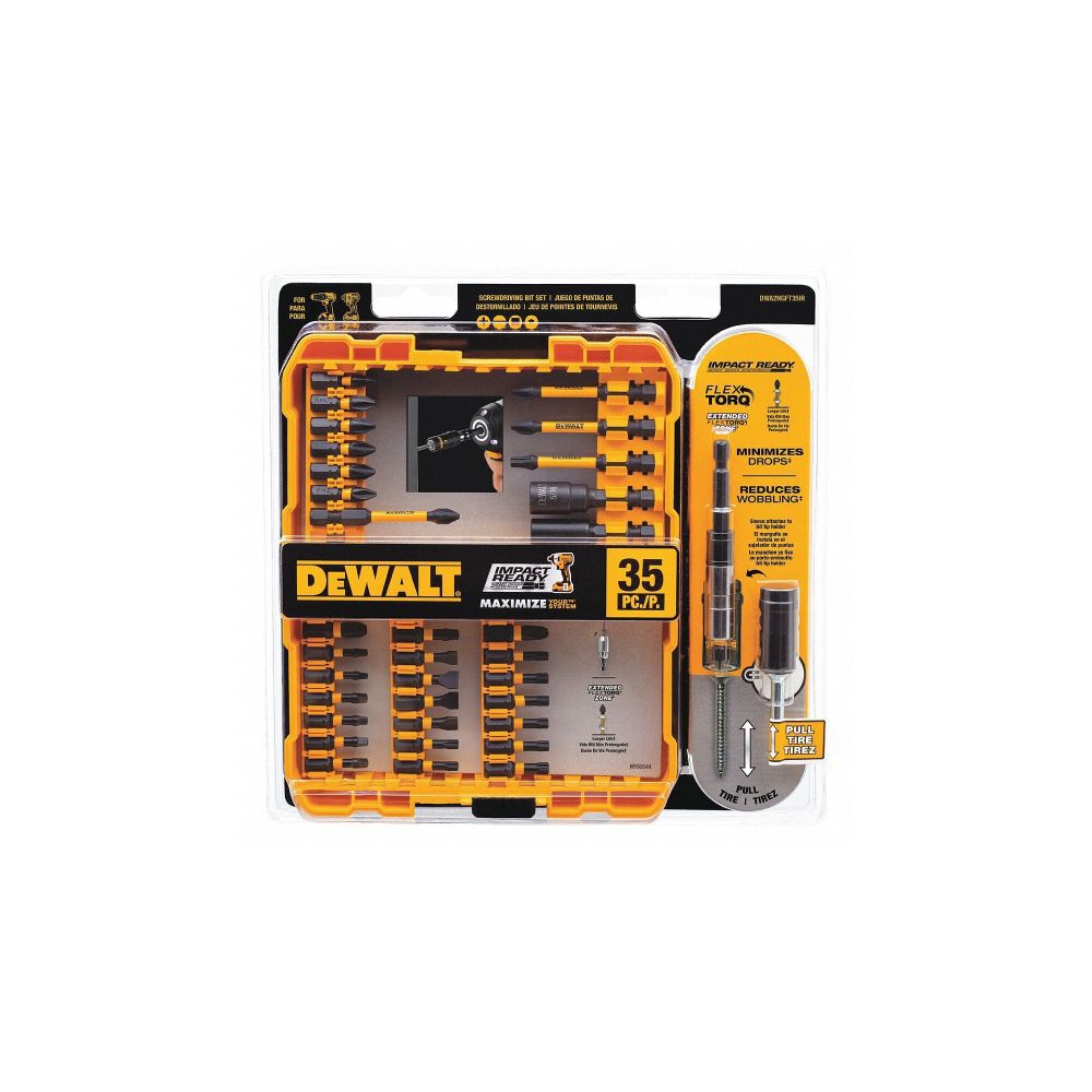 DEWALT Impact Driver Bit Set 35pc DWA2NGFT35IR - Acme Tools