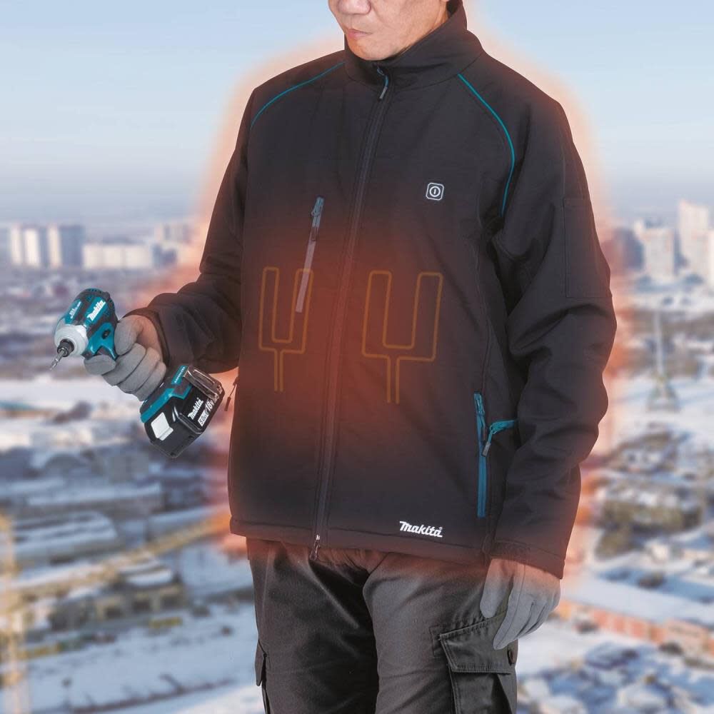 Makita 18V LXT Lithium-Ion Cordless Heated Jacket Jacket Only, large image number 5