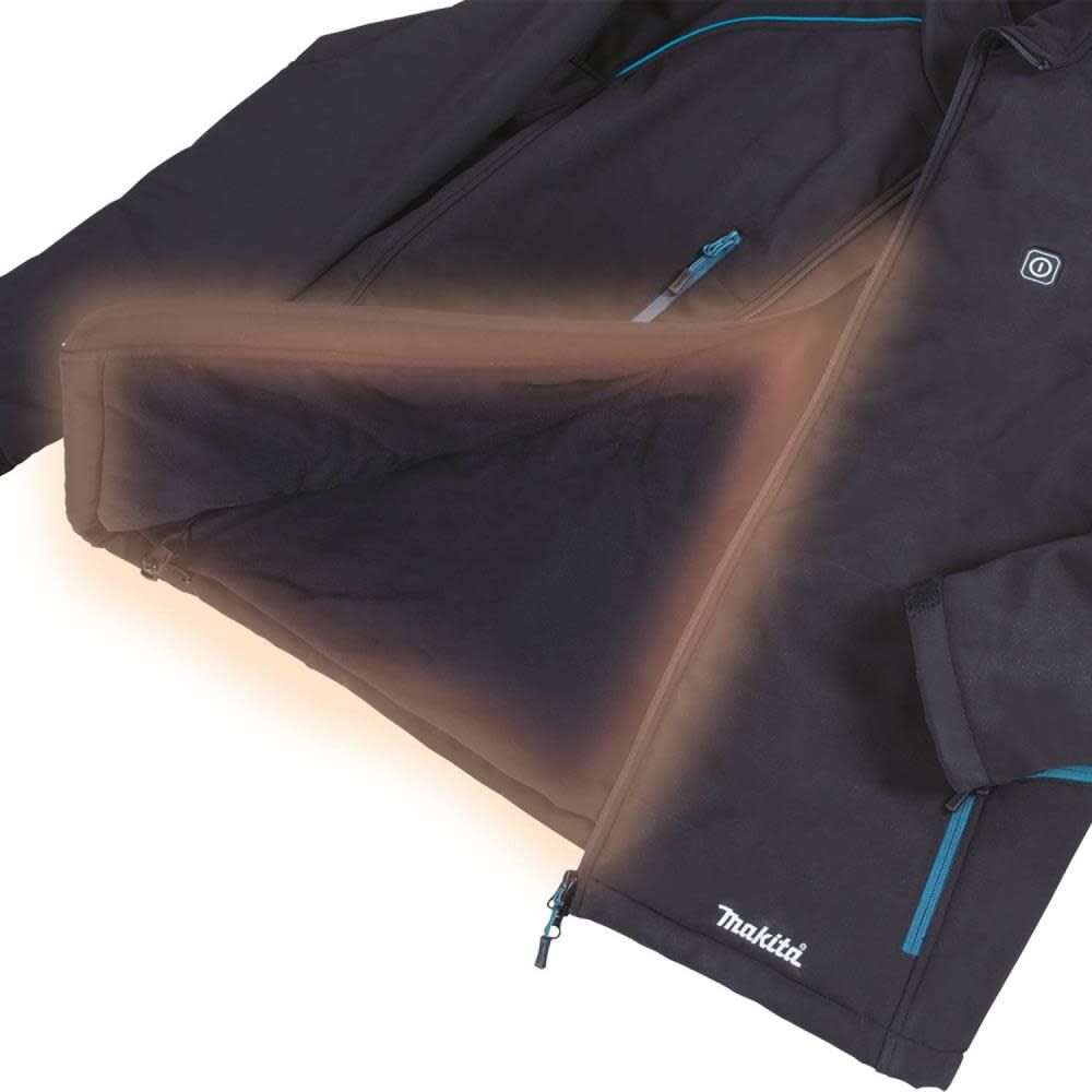 Makita 18V LXT Lithium Ion Cordless Heated Jacket Jacket Only DCJ205Z2XLM150 Acme Tools