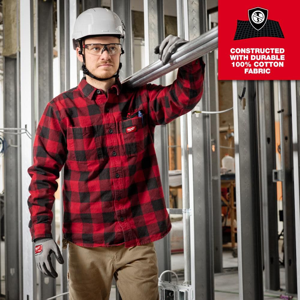 Milwaukee GRIDIRON Flannel Shirt, large image number 4