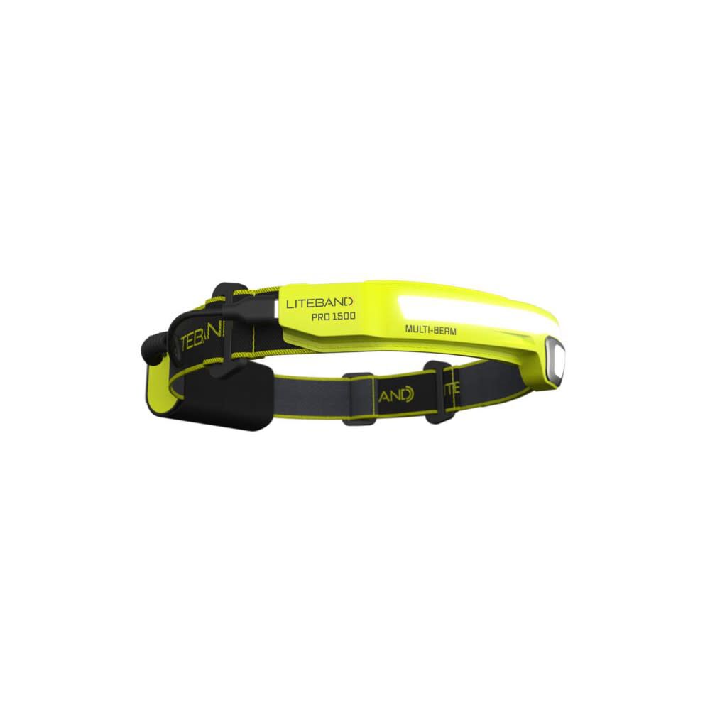 Liteband Pro 1500 MB Hi Vis Yellow LED Rechargeable Headlamp, large image number 2