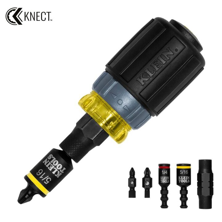 Klein Tools KNECT 7-in-1 Impact Stubby Driver