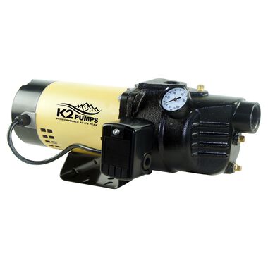 K2 Pumps Shallow Well Jet Pump 1/2 HP Lead Free Cast Iron 115/230V