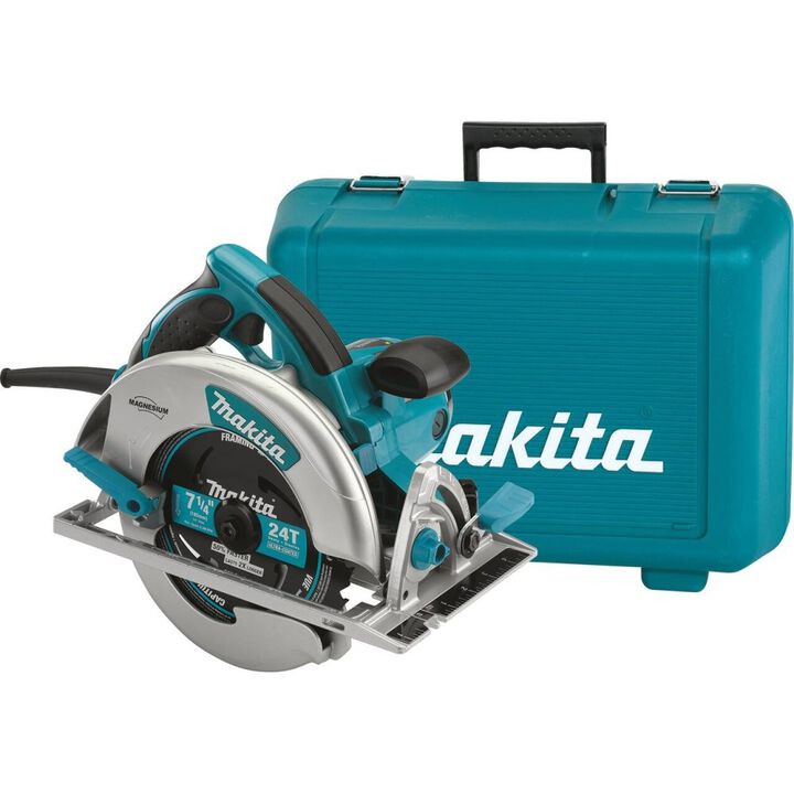 Makita 7-1/4 In. Magnesium Circular Saw with L.E.D. Lights; Electric Brake.