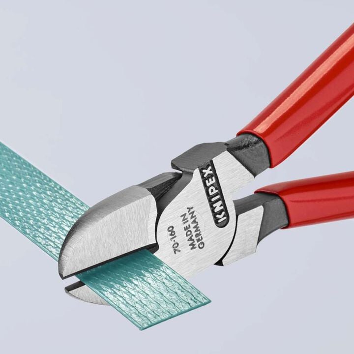 Knipex 6-1/4 Inch Diagonal Cutters with Plastic Handle, large image number 12