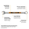 GEARWRENCH 1 1/4 Inch 12 Point Hi-Viz Long Pattern Combination Wrench, small image number 2
