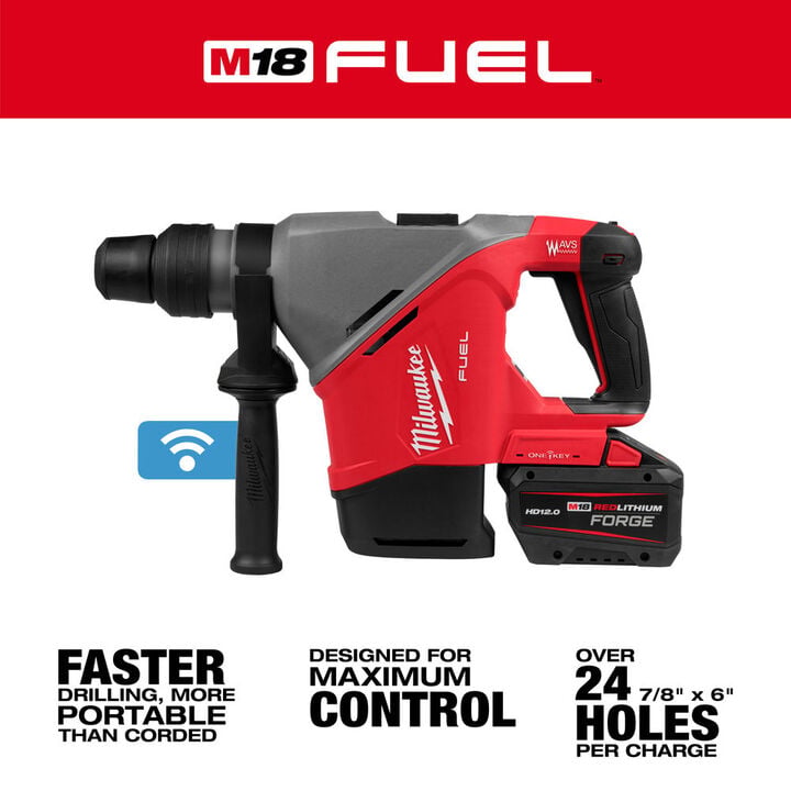 Milwaukee M18 FUEL 1-9/16 Inch SDS Max Rotary Hammer with ONE KEY Kit, large image number 1