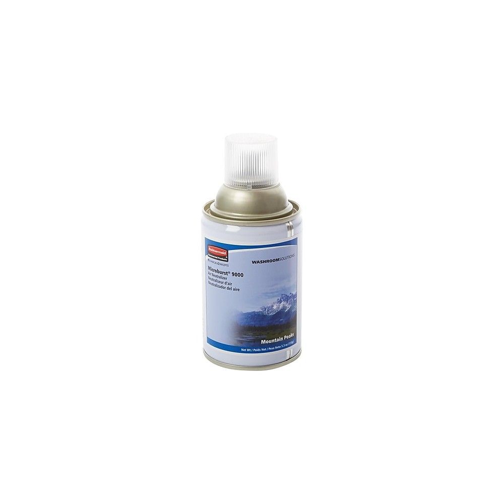 Rubbermaid Microburst 9000 Aerosol Mountain Peaks Fragrance Refill, large image number 2