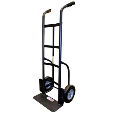 Milwaukee Hand Truck Heavy Duty Dual Handle Hand Truck with 10 In. Solid Wheels