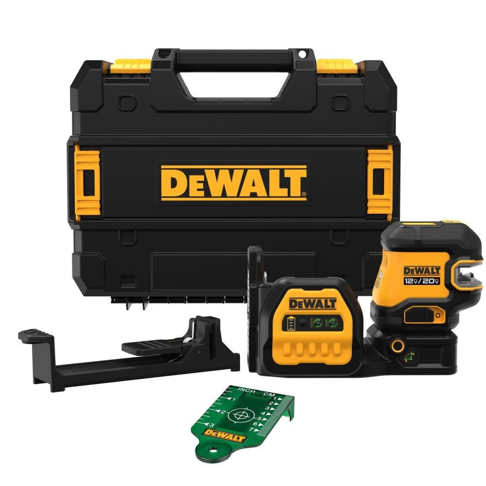 DEWALT 20V MAX 5 Spot Green Line Laser Cordless (Bare Tool) - DCLE34520GB