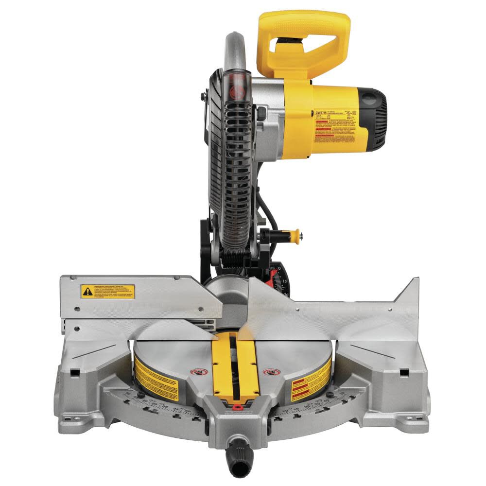 DEWALT 12-in 15-Amp Single Bevel Compound Miter Saw and Heavy Duty Work Stand with Miter Saw Mounting Brackets, large image number 4