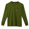 Milwaukee Heavy Duty Green Pocket Long Sleeve T-Shirt - 2X, small