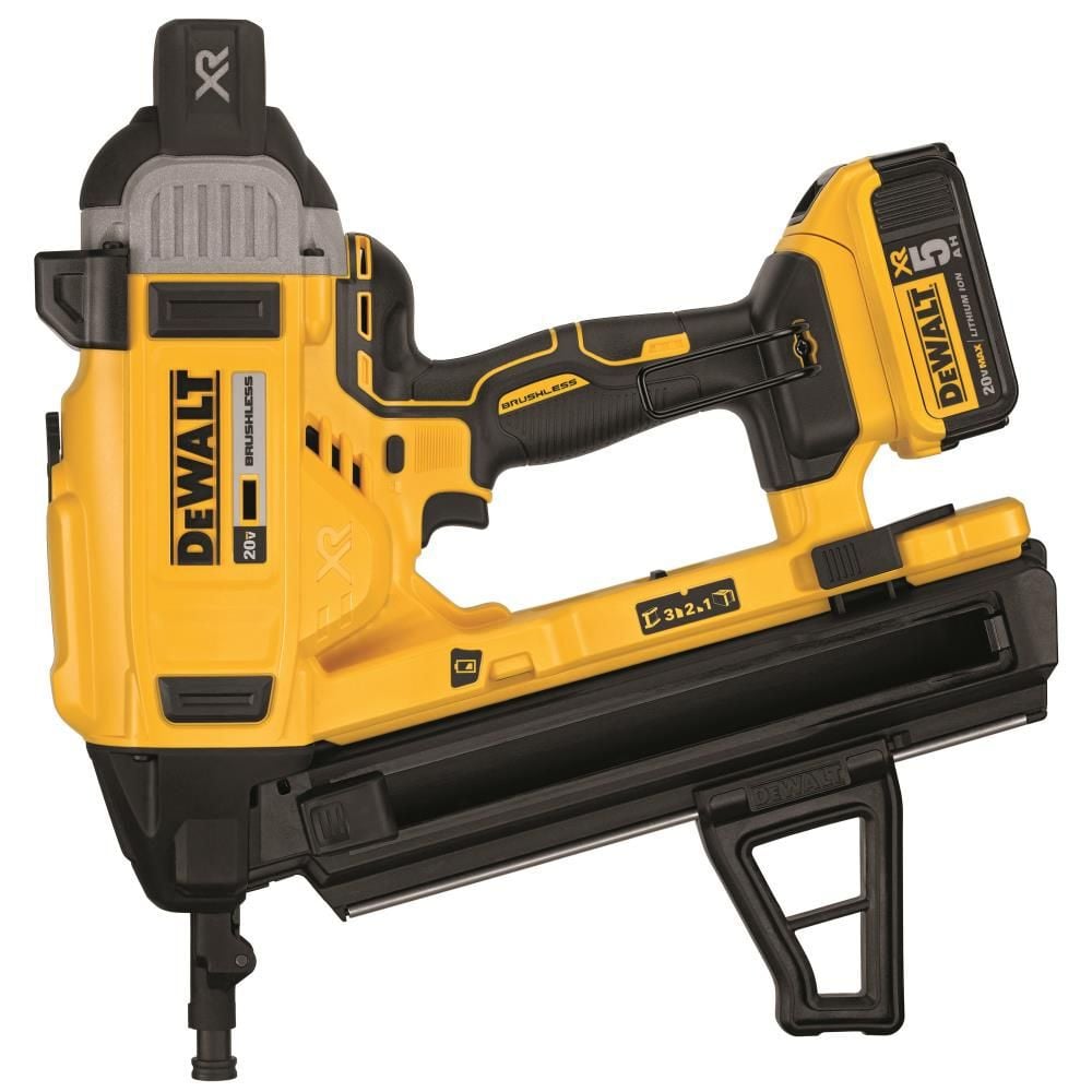 DEWALT 20V MAX Cordless Concrete Nailer Kit, large image number 2