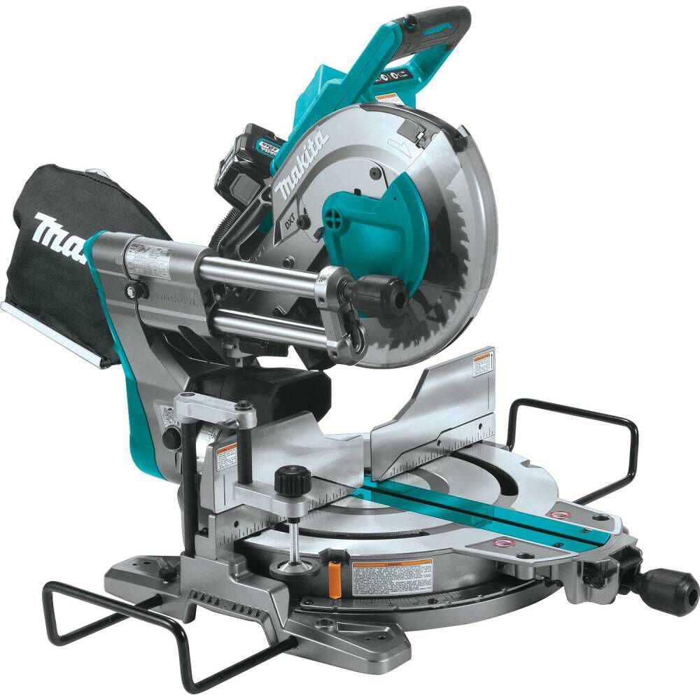 Makita 40V max XGT Dual Bevel Sliding Compound Miter Saw Kit 10in, large image number 12