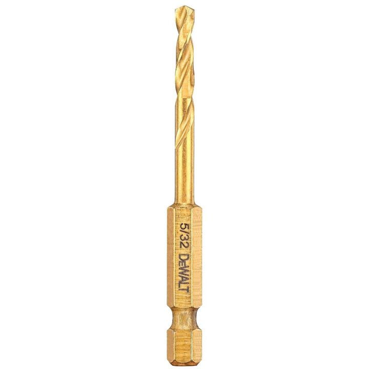 DEWALT Impact Ready Titanium Nitride Coated Drill Bit, 5/32 Inch, large image number 0