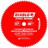 Diablo Tools 12 in x 80 Tooth Steel Demon Cermet Metal and Stainless Steel Cutting Saw Blade, small
