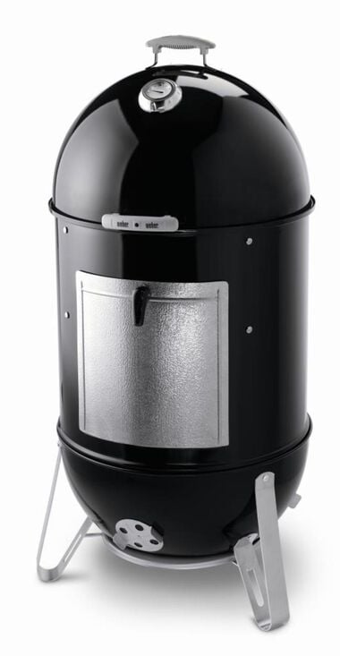 Weber 22 inch Smokey Mountain Cooker Smoker in Black with Cover and Built-In Thermometer, large image number 0
