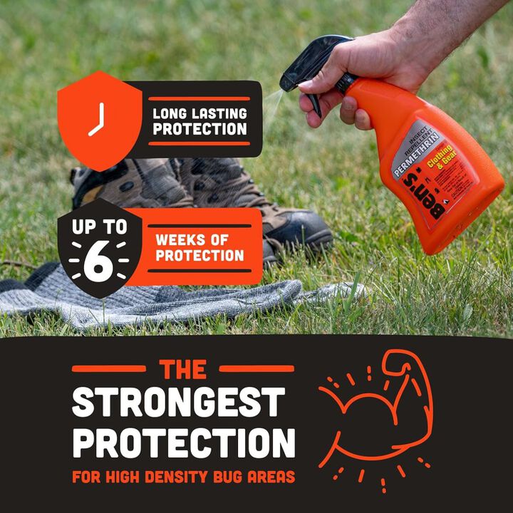 Bens 24 Oz Permethrin Clothing & Gear Repellent Spray 12 Piece Bundle, large image number 3