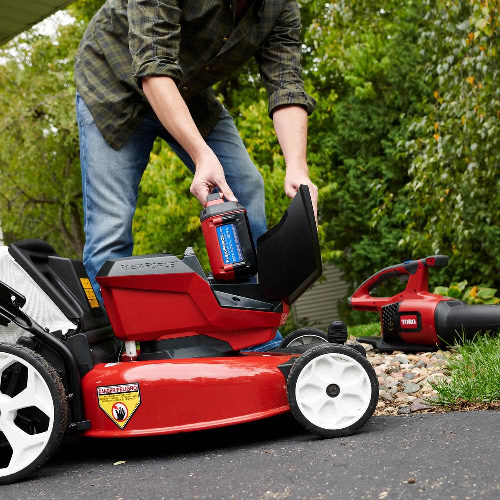 Toro smartstow self propelled lawn mower outlet