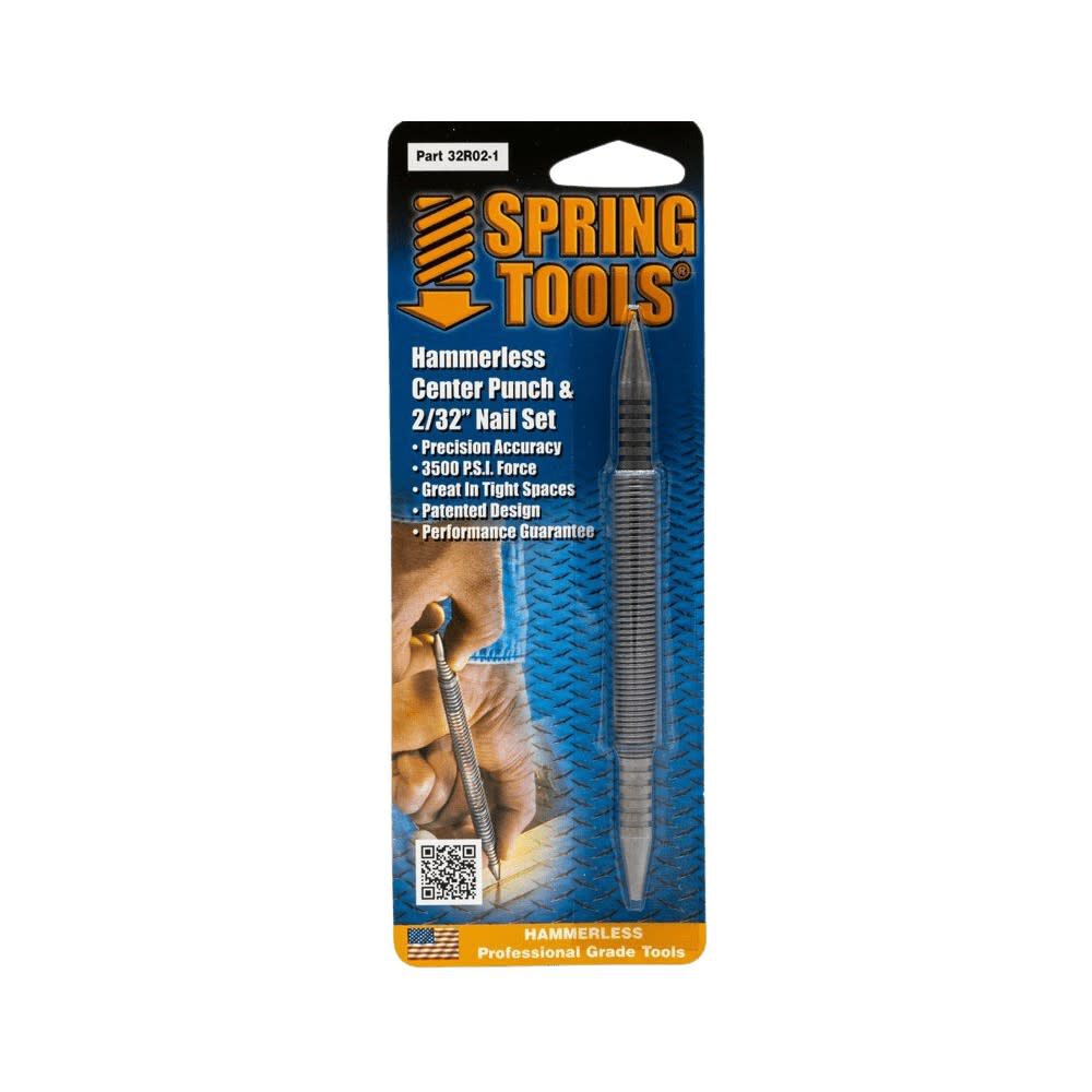 Spring Tools 2/32 Inch Nail Set and Center Punch Combo Tool, large image number 2