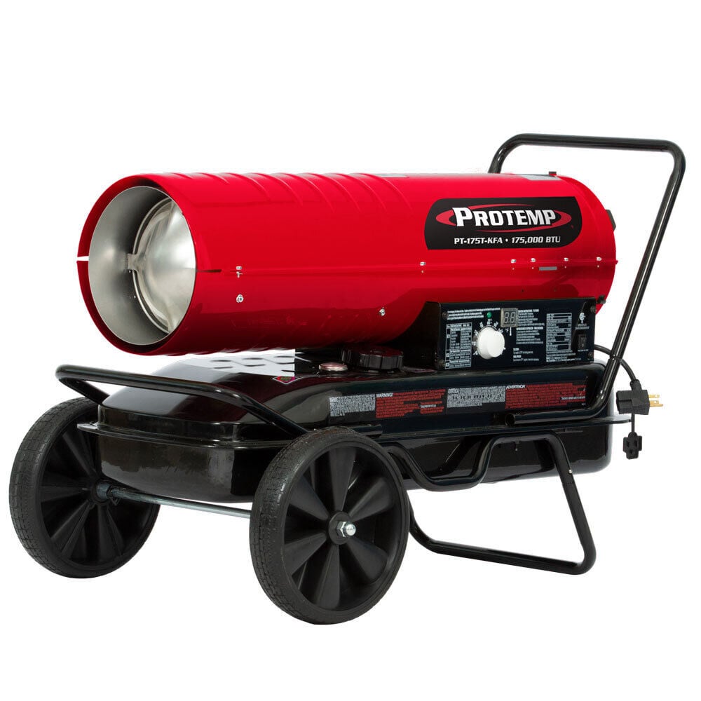 Protemp 175000 BTU Kerosene Forced Air Heater – PT-175T-KFA