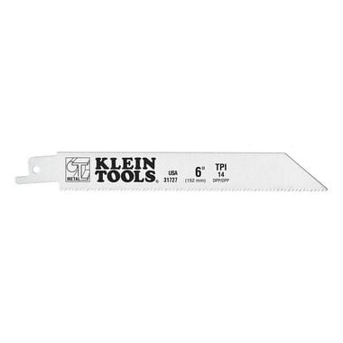 Klein Tools Recip. Saw Blades 6in 14 TPI-5 Pk