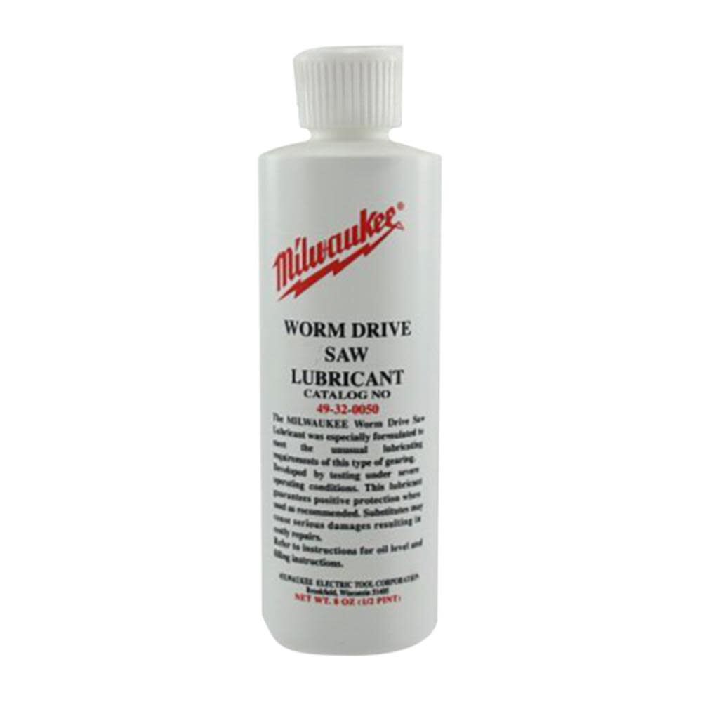 Milwaukee Worm Drive Oil (1/2 Pint Bottle) 49-32-0050 - Acme Tools