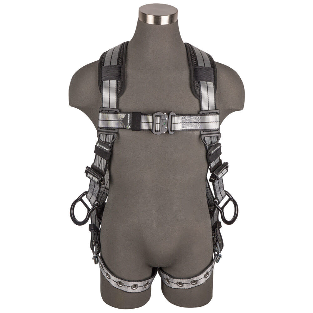 Safewaze PRO+ Slate Full Body Harness: Alu 3D, Alu QC Chest, TB Legs, large image number 1