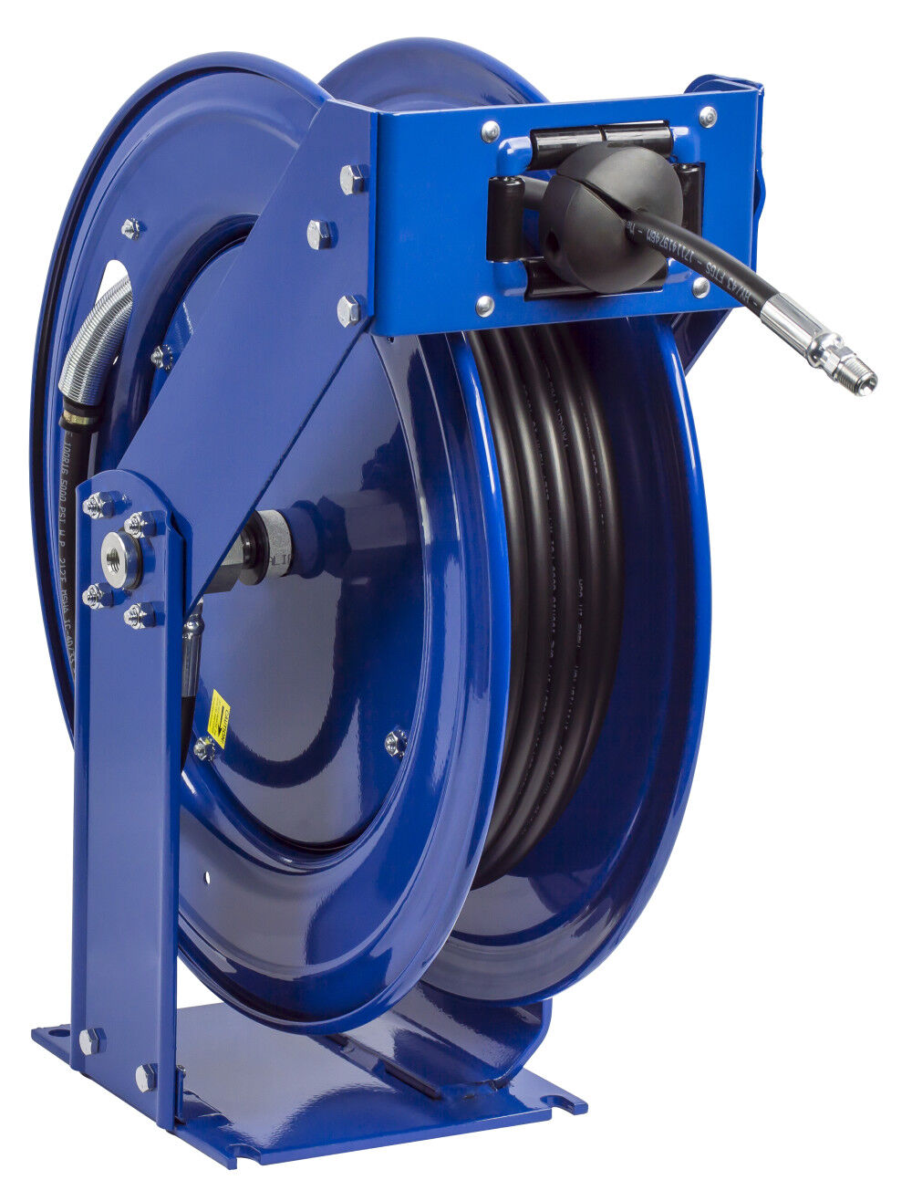 Coxreels Hose Reel Supreme Duty Spring Rewind for Grease/Hydraulic Oil 1/4in ID 100' Hose 5000 PSI, large image number 2