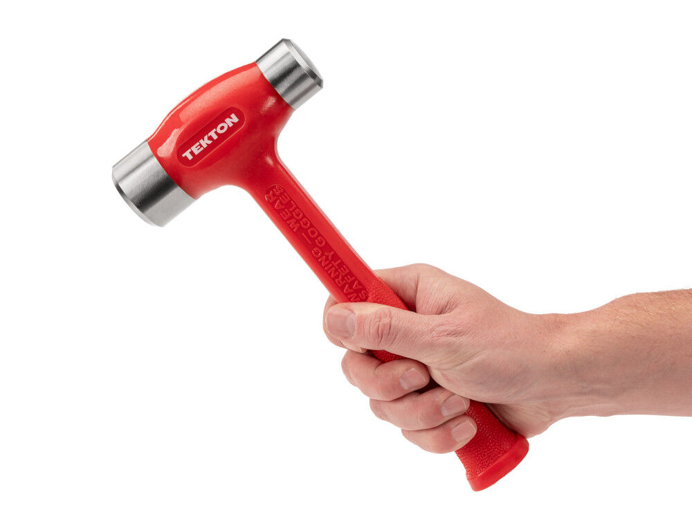 Tekton 43 Oz Short Handle Flat Steel Face Dead Blow Hammer, large image number 6