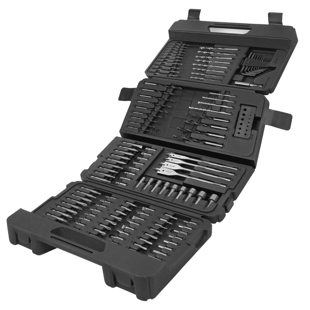 Black and decker deals drill bit kit