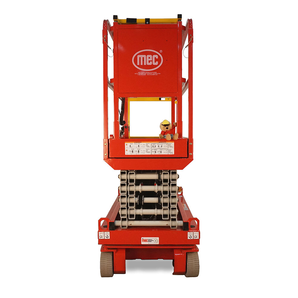 mec 19 Ft. XtraDeck Micro Slim Electric Scissor Lift MICRO 19XD from