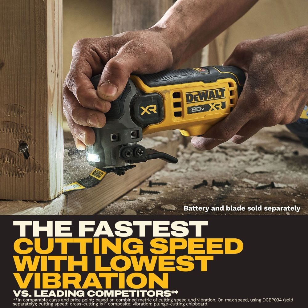 DEWALT 20V MAX XR Oscillating Multi-Tool (Bare Tool), large image number 4