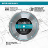 Makita 10 Inch 80T MicroPolished Miter Saw Blade, small image number 3