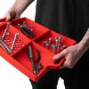 Boltster 4-Way Flexible Fastener Organizing Tray Red, small image number 2