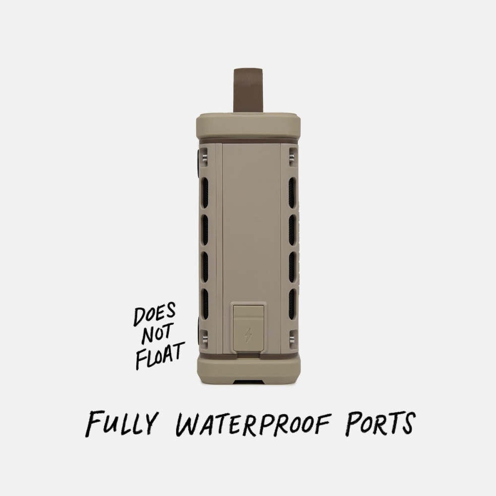 Turtlebox Ranger Li-Ion Battery-Powered Ultra-Portable Speaker, Tan, large image number 5
