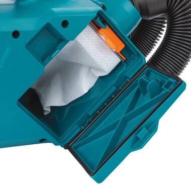 Makita 12V Max CXT Lithium-Ion Cordless Vacuum (Bare Tool), large image number 2