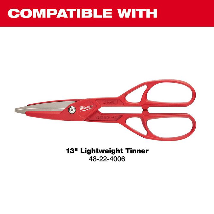 Milwaukee Lightweight Tinner Replacement Blades, large image number 2