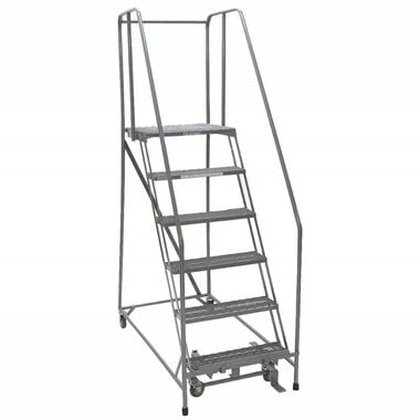 Cotterman Series 1000 6 Step X 26in W A3 Tread Step Ladder w/handrails
