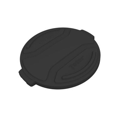Toter 20 Gallon Round Trash Can Lid Black
