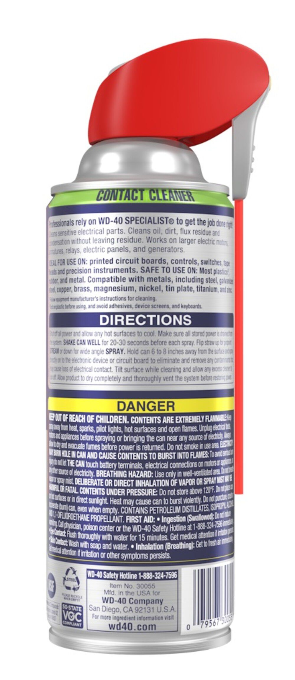 WD40 Contact Cleaner 11oz 300554 - Acme Tools