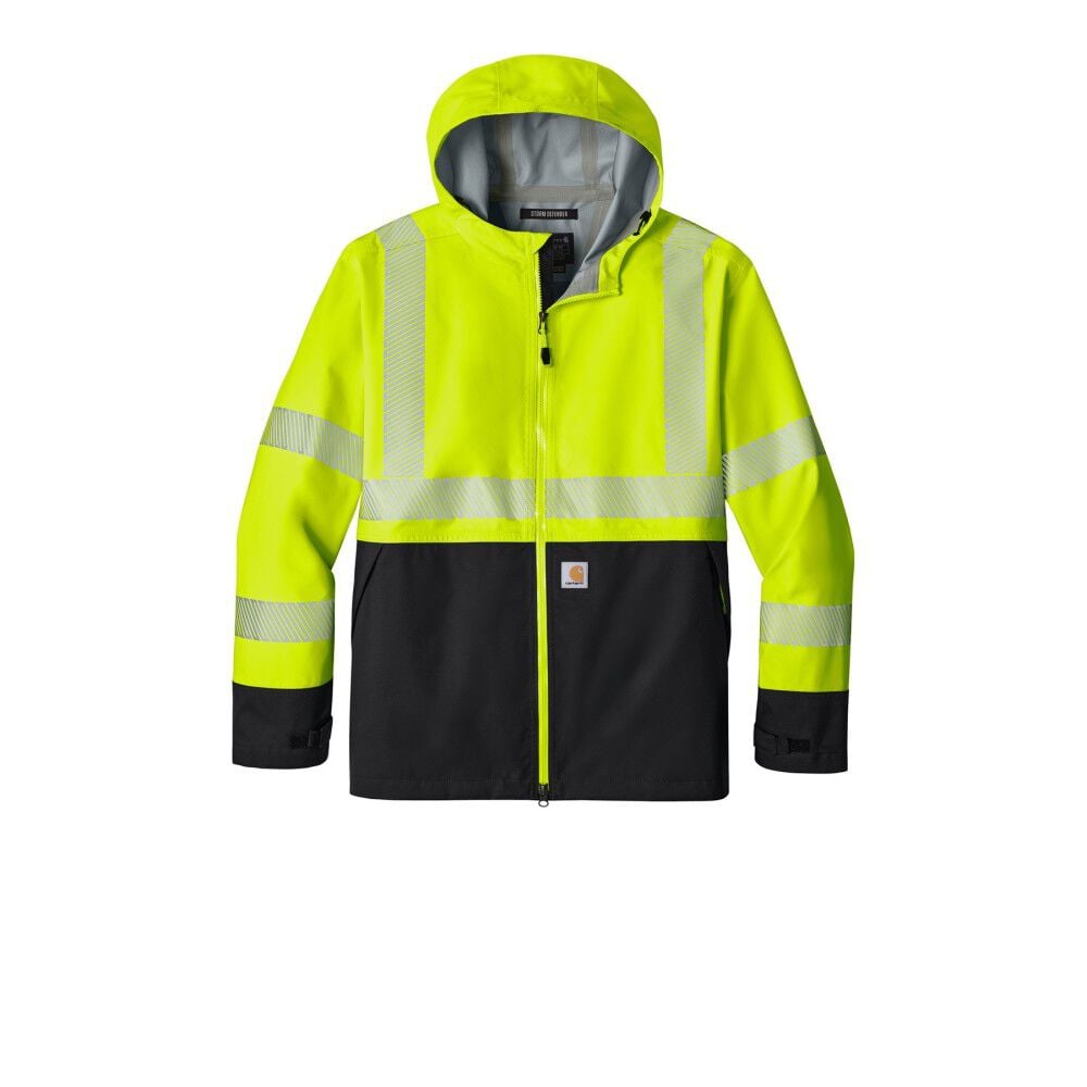 Carhartt Midweight Class 3 Hi-Vis Lime Jacket, large image number 5