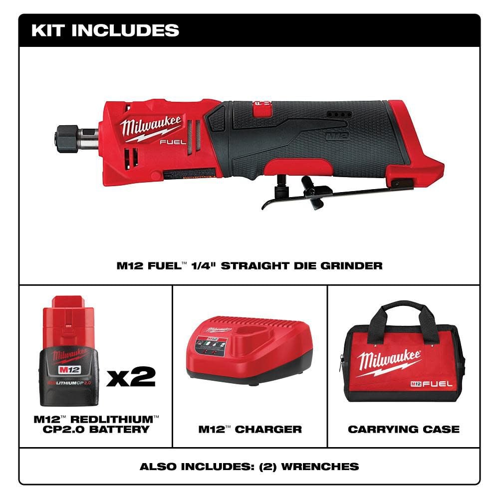 Milwaukee M12 Fuel Straight Die Grinder 2 Battery Kit 2486 22 simolary.com 22 Milwaukee M12 Fuel Straight Die Grinder 2 Battery Kit 2486 22 - Image 3