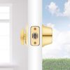 Kwikset 660 Metal Deadbolt Polished Brass, small image number 3