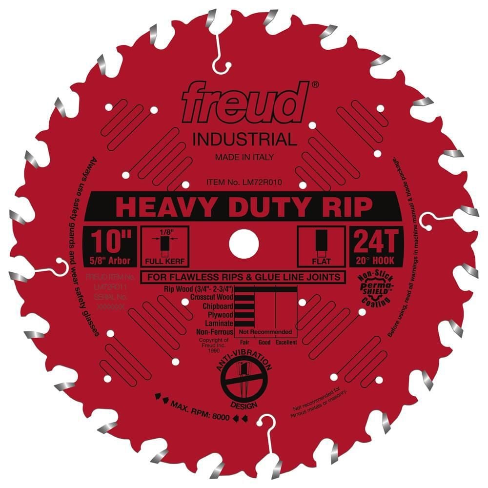 Freud 10in Heavy-Duty Rip Blade with Perma-SHIELD Coating, large image number 1