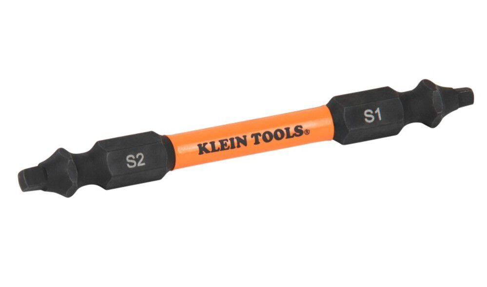 Klein Tools Replacement Bits, ProFlex #1 Square and #2 Square, 2 Pieces, large image number 2