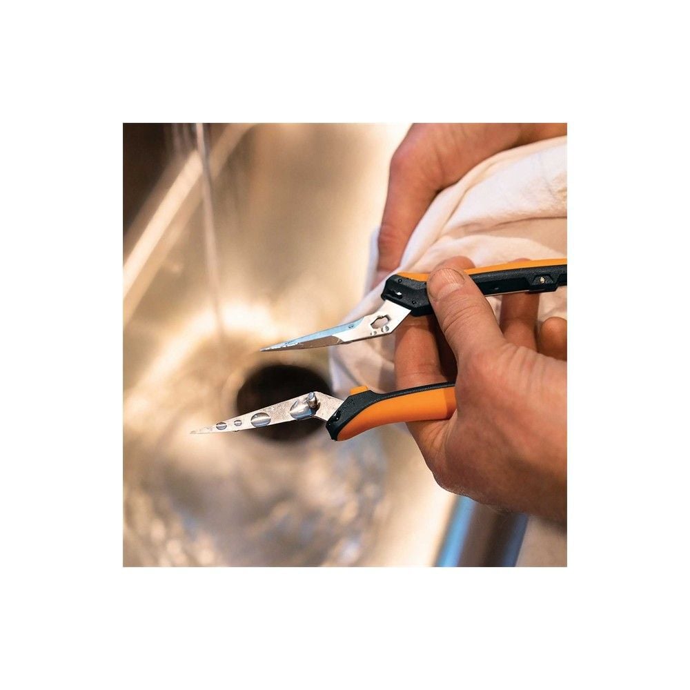 Fiskars Steel Blade Curved Pruning Snip with Softgrip Handle, large image number 7