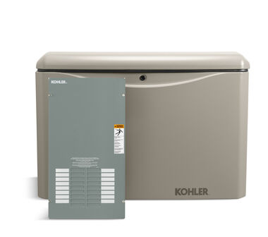 Kohler Power 14,000 Watt (14kW) Dual Fuel 50-State Air-Cooled Home Standby Generator with 100-Amp Transfer Switch