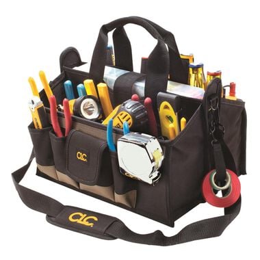 CLC 17 Pocket 16in Center Tray Tool Bag